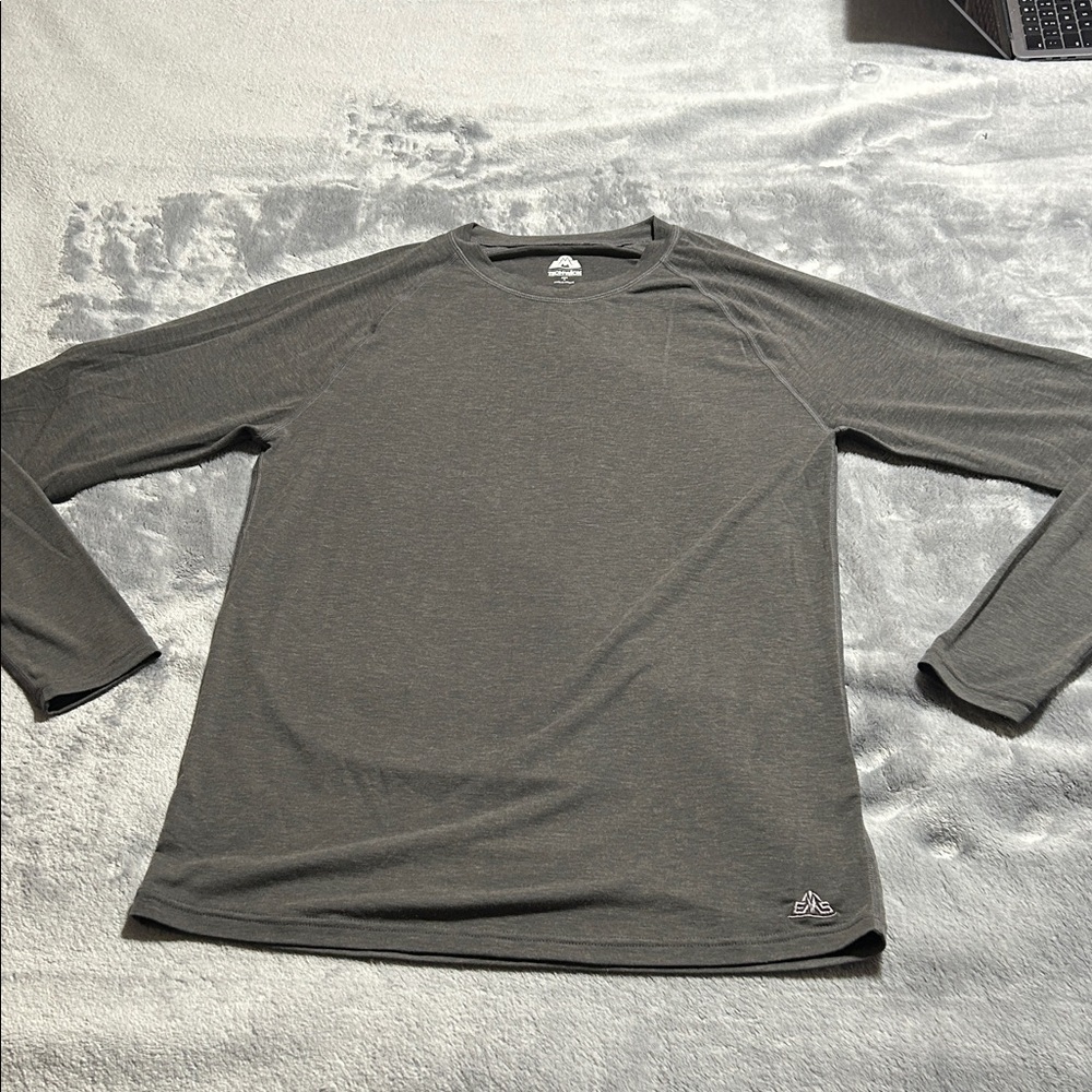 Men's Charcoal Long Sleeve Shirt